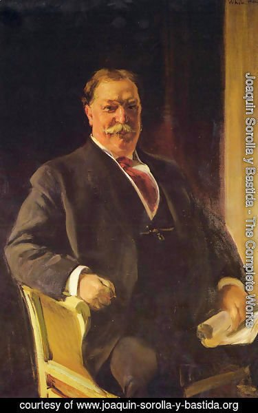 Joaquin Sorolla y Bastida - Retrato del Sr. Taft, Presidente de los Estados Unidos (Portrait of Mr. Taft, President of the United States)