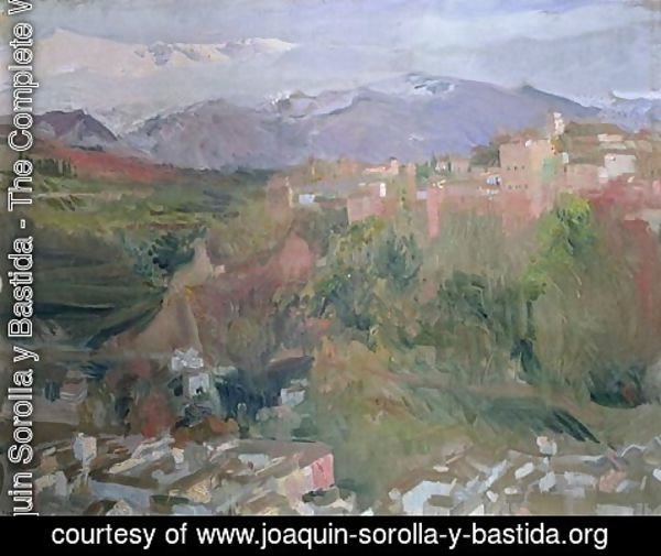 Joaquin Sorolla y Bastida - Granada  1920