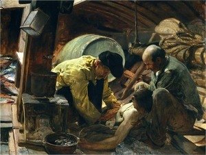 Joaquin Sorolla y Bastida - And they Still Say Fish is Expensive, 1894