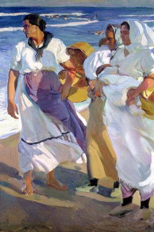 Joaquin Sorolla y Bastida - Valencian Fisherwomen, 1915