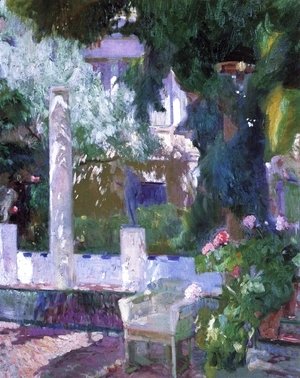 Joaquin Sorolla y Bastida - The Gardens at the Sorolla Family House, 1920