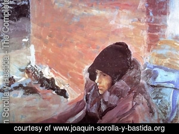 Joaquin Sorolla y Bastida - Portrait of Maria Convalescing