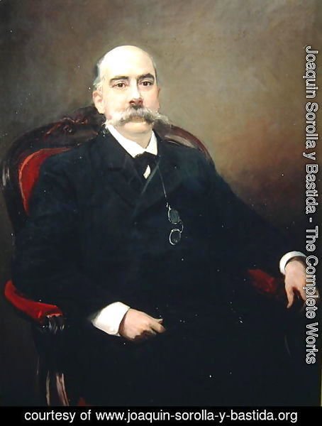 Portrait of Emilio Castelar y Ripoll, Spanish statesman, orator and writer