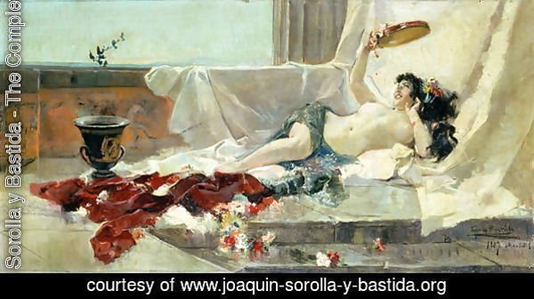 Bacchante  Woman Undressed  1887