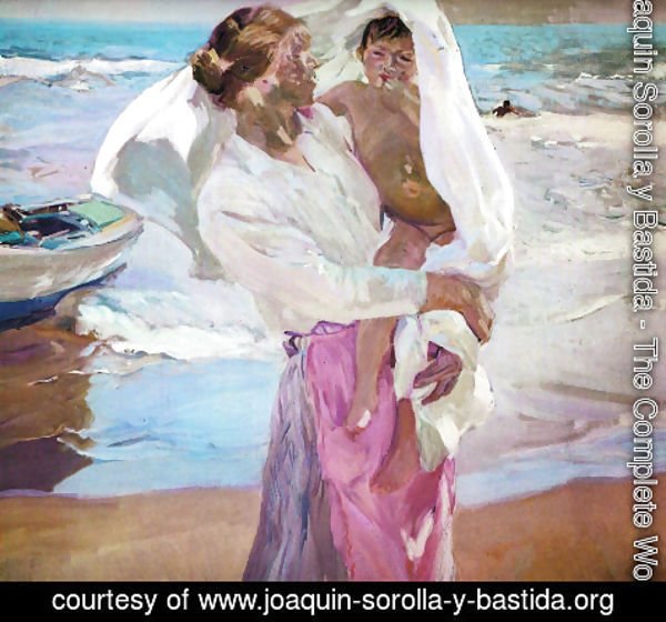 Joaquin Sorolla y Bastida - Leaving the bath 2
