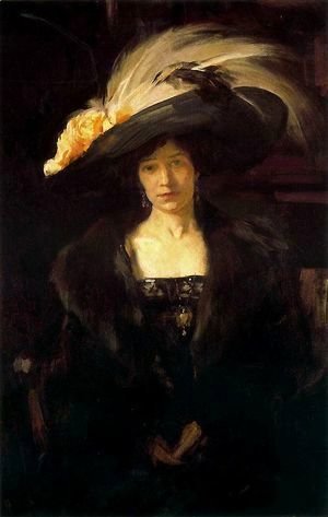 Joaquin Sorolla y Bastida - Clotilde with hat