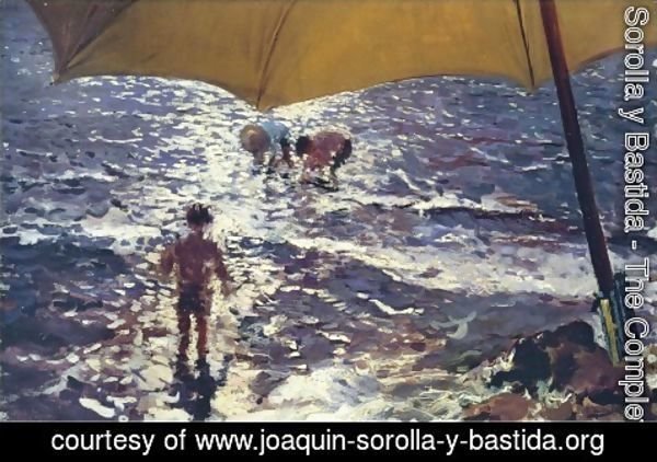 Joaquin Sorolla y Bastida - Noon on the beach of Valencia