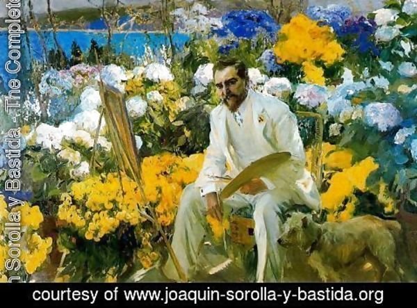 Joaquin Sorolla y Bastida - Portrait of Mr. Louis Comfort Tyffany