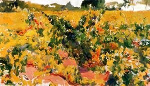 Joaquin Sorolla y Bastida - Vineyards study