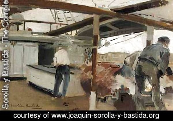 Joaquin Sorolla y Bastida - A Bordo Del Falucho (On The Deck)