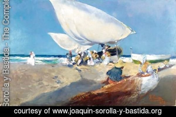 Joaquin Sorolla y Bastida - Mending The Nets