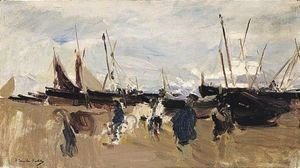 Joaquin Sorolla y Bastida - Barcas En La Playa (Boats On The Beach) 3