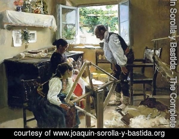 Joaquin Sorolla y Bastida - The suckling child