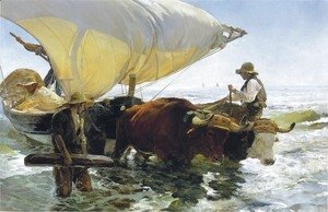 Joaquin Sorolla y Bastida - Return from Fishing 2