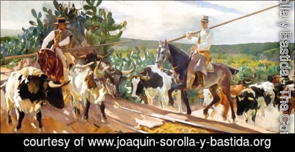 Joaquin Sorolla y Bastida - Andalusia, The Round Up