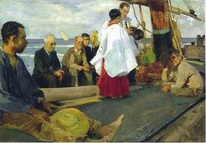 Joaquin Sorolla y Bastida - Blessing the Boat