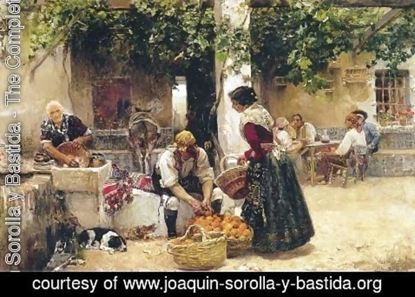 Joaquin Sorolla y Bastida - Orange seller