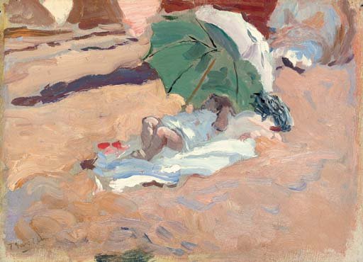 Niaa en la playa (Girl on the beach)