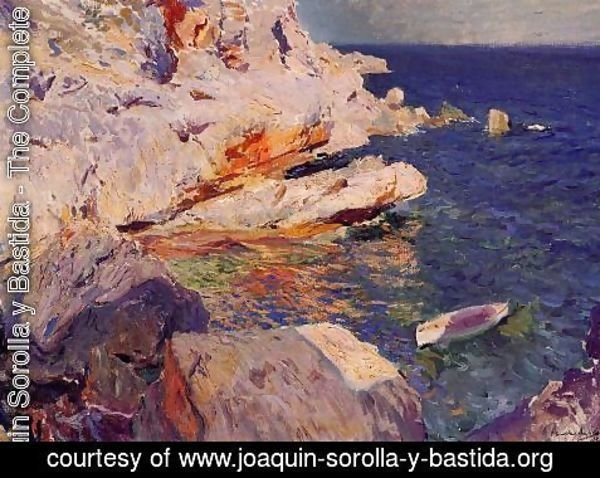 Joaquin Sorolla y Bastida - Rocks at Javea