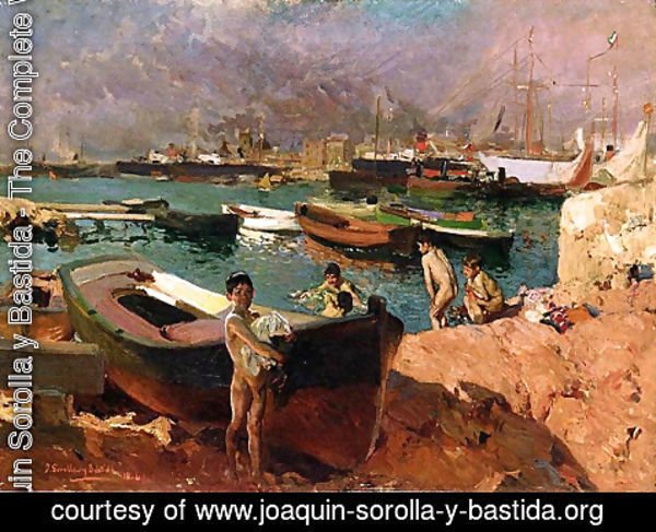 Joaquin Sorolla y Bastida - Valencia's Port