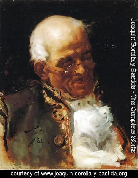 Joaquin Sorolla y Bastida - Portrait of a Caballero