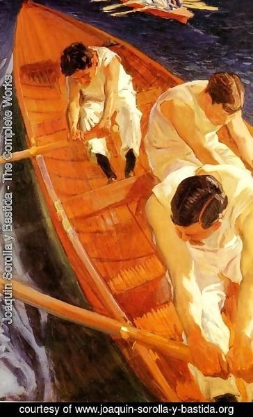 Joaquin Sorolla y Bastida - En la yola (Zarauz) (In the Rowing Boat (Zarauz))