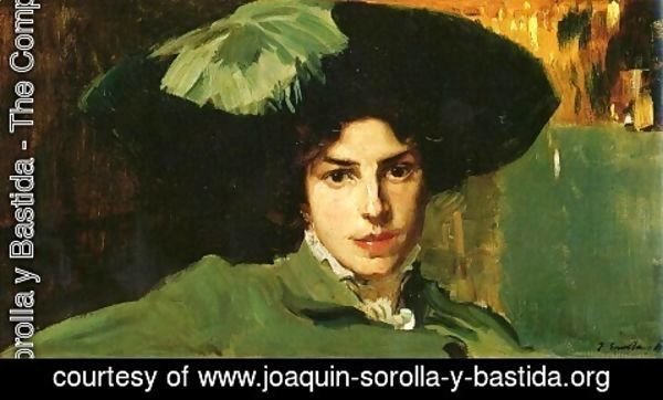 Joaquin Sorolla y Bastida - Maria con sombrero (Maria with Hat)