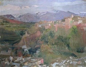 Joaquin Sorolla y Bastida - Granada  1920