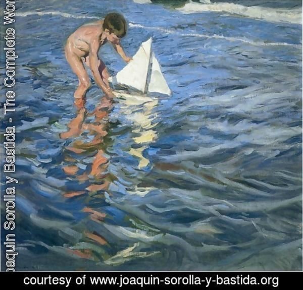 Joaquin Sorolla y Bastida - The Young Yachtsman, 1909
