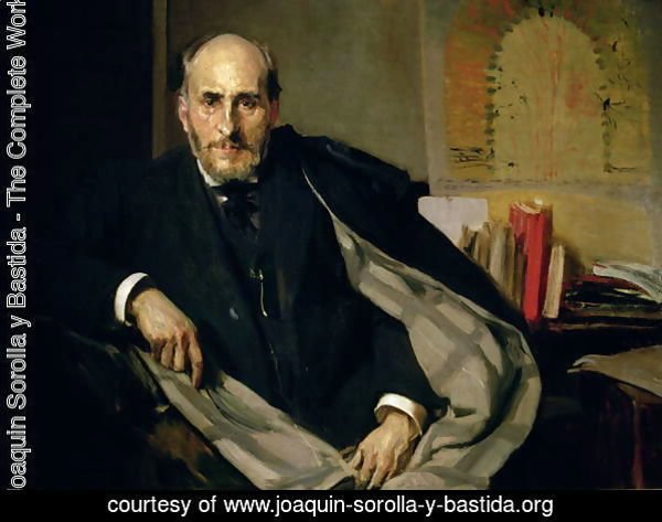 Portrait of Santiago Ramon y Cajal (1852-1934) 1906