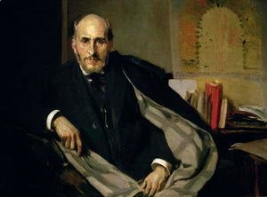 Joaquin Sorolla y Bastida - Portrait of Santiago Ramon y Cajal (1852-1934) 1906