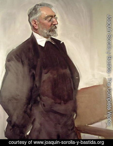 Joaquin Sorolla y Bastida - Portrait of Miguel de Unamuno y Jugo (1864-1936) c.1920