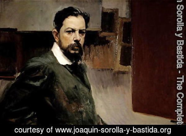 Joaquin Sorolla y Bastida - Self Portrait