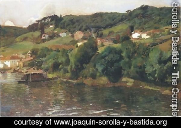 Joaquin Sorolla y Bastida - Asturian landscape