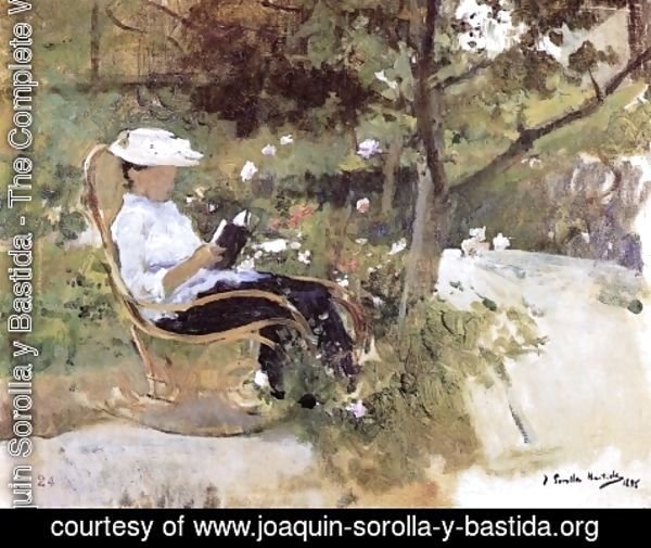 Joaquin Sorolla y Bastida - At the garden