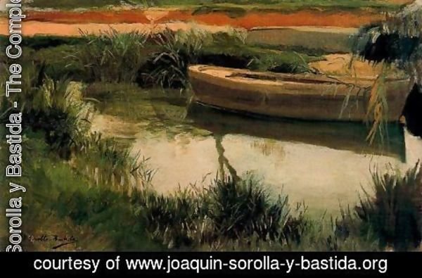 Joaquin Sorolla y Bastida - Boat on the Albufera