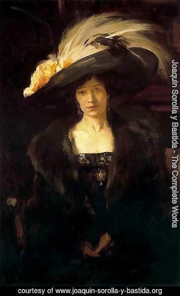 Clotilde with hat