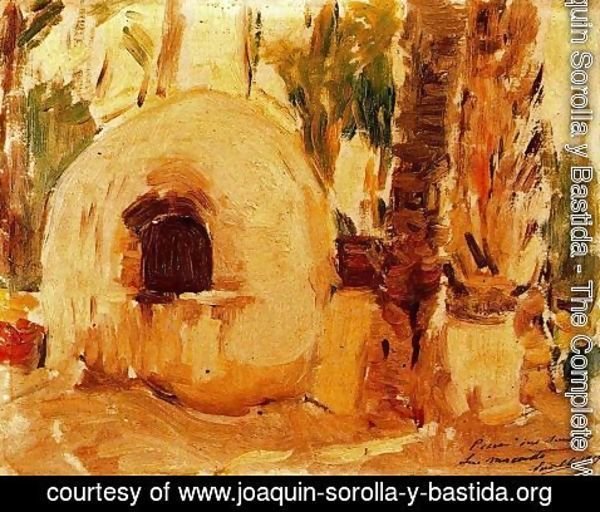 Joaquin Sorolla y Bastida - Furnace of Elche palm