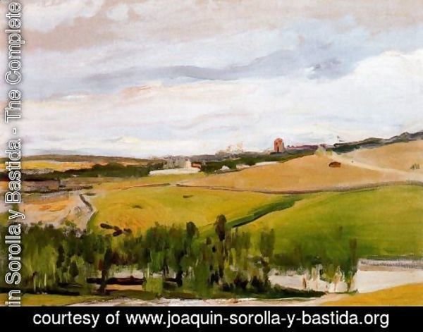 Joaquin Sorolla y Bastida - Landscape study