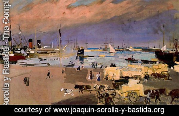 Joaquin Sorolla y Bastida - Port of Valencia
