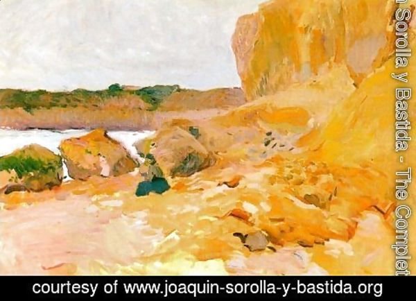 Joaquin Sorolla y Bastida - Rocks, Mallorca coast