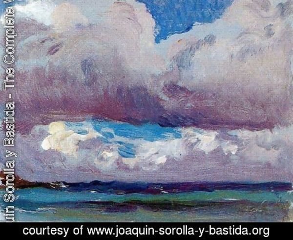 Joaquin Sorolla y Bastida - Storm on the Sea (San Sebastian)