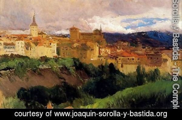 Joaquin Sorolla y Bastida - View of Segovia
