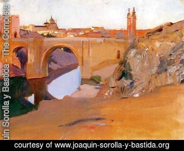 Joaquin Sorolla y Bastida - View of the Tajo, Toledo
