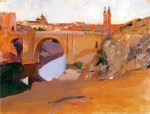Joaquin Sorolla y Bastida - View of the Tajo, Toledo