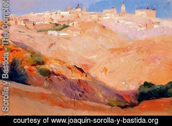 Joaquin Sorolla y Bastida - View of Toledo