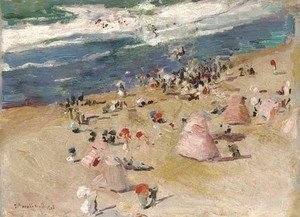 Joaquin Sorolla y Bastida - Playa de Biarritz