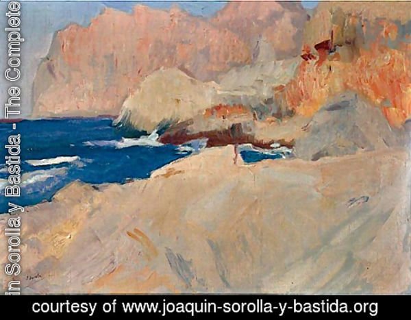 Joaquin Sorolla y Bastida - Cala De San Vicente, Mallorca (The Cove At San Vicente, Mallorca)