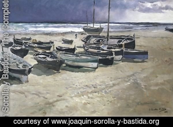 Joaquin Sorolla y Bastida - Dia De Tempestad, Valencia (Approaching Storm, Valencia)