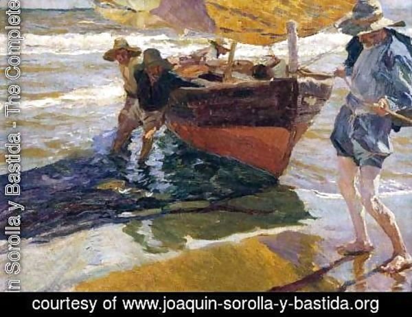 Joaquin Sorolla y Bastida - Return from Fishing
